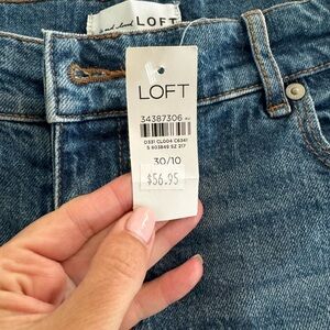 New Loft denim shorts